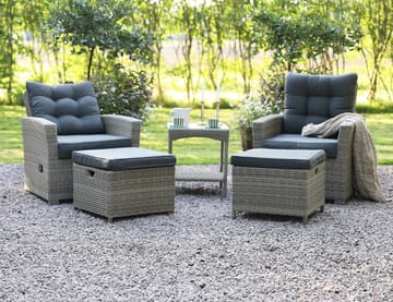 Orlando Set - Stolar - grå - Products - Utemöbler & utemiljö - Utegrupp - Cafegrupp & cafeset