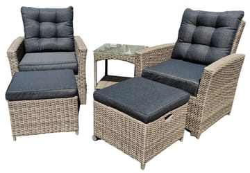 Orlando Set - Stolar - grå - Products - Utemöbler & utemiljö - Utegrupp - Cafegrupp & cafeset