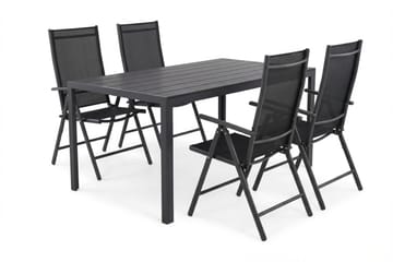 Siri Matgrupp utomhus 150 cm med 4 Maggie Positionsstolar - Products - Utemöbler & utemiljö - Utegrupp - Matgrupp utomhus