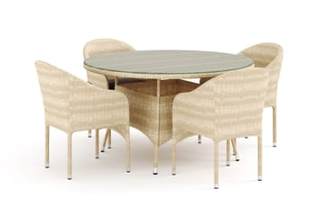 Thor Matgrupp med 4 stolar - Products - Utemöbler & utemiljö - Utegrupp - Matgrupp utomhus