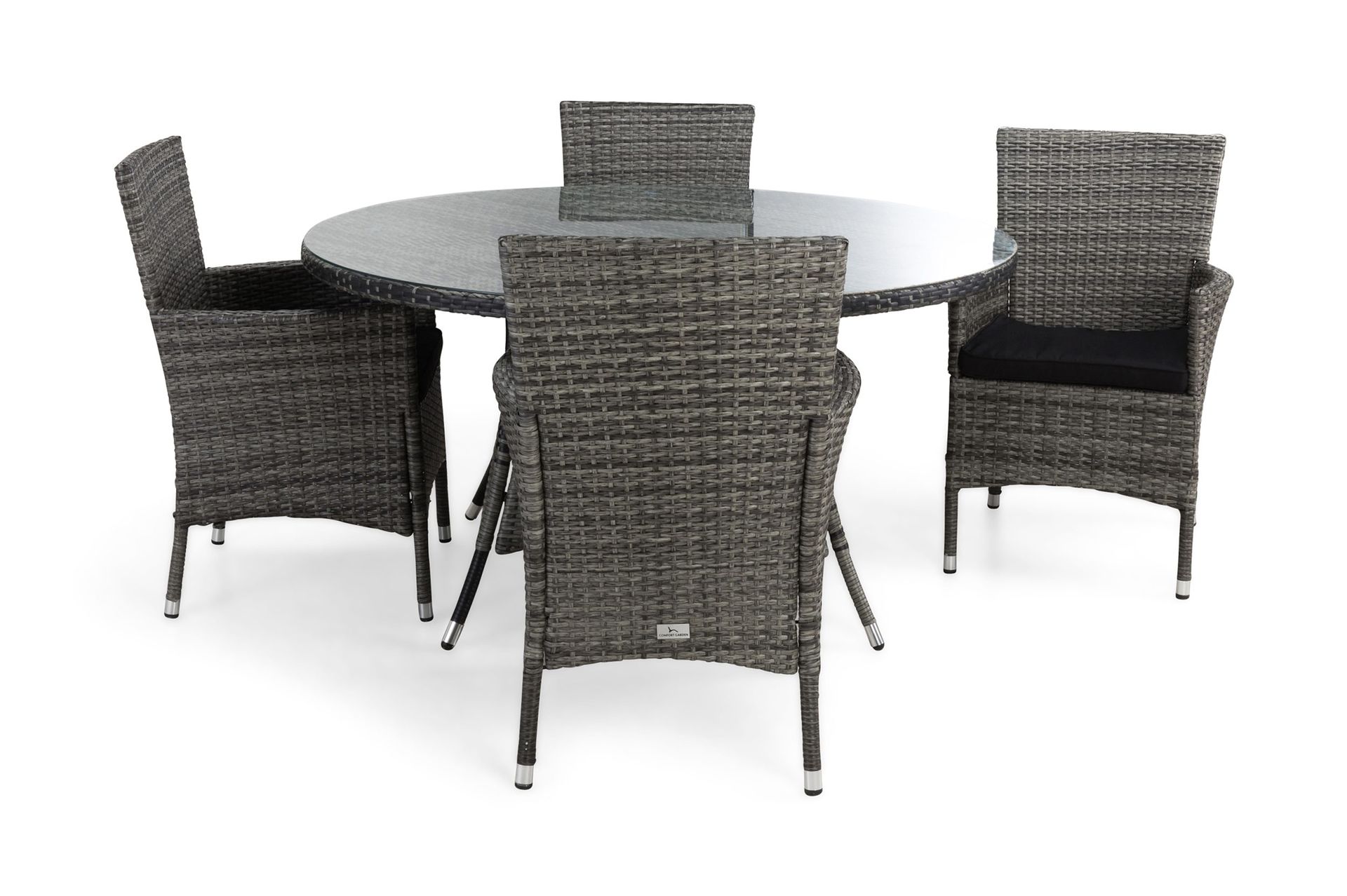 Thor Matgrupp Utomhus Ø140 + 4 Thor Fåtölj m Dyna