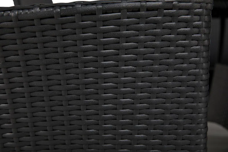 Thor Matgrupp Utomhus 140 + 6 Jenny Ställbar Fåtölj - Svart/Svart - Products - Utemöbler & utemiljö - Utegrupp - Matgrupp utomhus