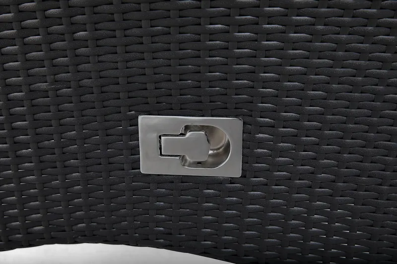 Thor Matgrupp Utomhus 140 + 6 Jenny Ställbar Fåtölj - Svart/Svart - Products - Utemöbler & utemiljö - Utegrupp - Matgrupp utomhus