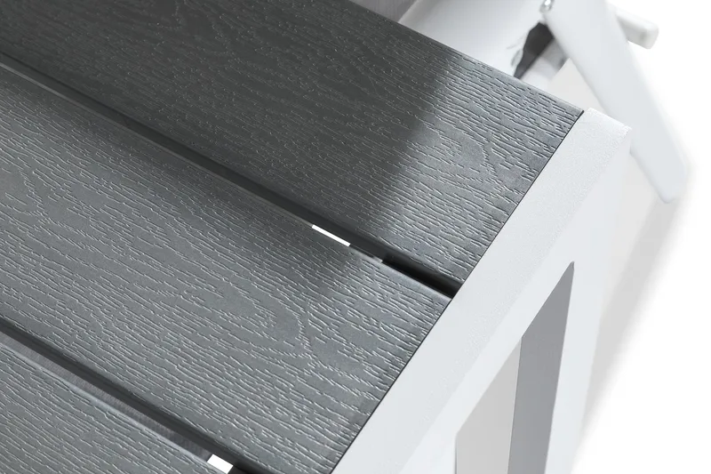 Tunis Matgrupp 205x90 + 6 Maggie Positionsstol - Vit/Grå - Products - Utemöbler & utemiljö - Utegrupp - Matgrupp utomhus