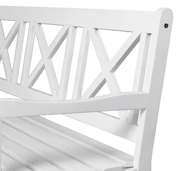 Bohus trädgårdsbänk 3-sits - Vit - Vit - Products - Utemöbler & utemiljö - Utesoffa - Trädgårdsbänk & utebänk