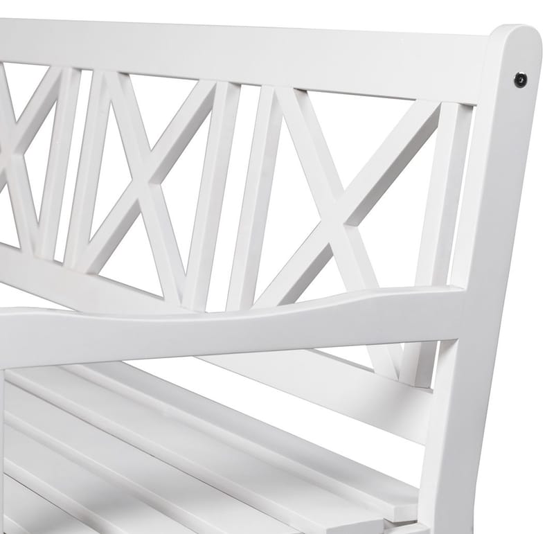 Bohus trädgårdsbänk 3-sits - Vit - Vit - Products - Utemöbler & utemiljö - Utesoffa - Trädgårdsbänk & utebänk