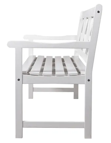 Bohus trädgårdsbänk 3-sits - Vit - Vit - Products - Utemöbler & utemiljö - Utesoffa - Trädgårdsbänk & utebänk