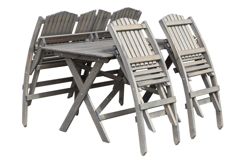 Delpino Utesoffa - Grå - Products - Utemöbler & utemiljö - Utesoffa - Trädgårdssoffa