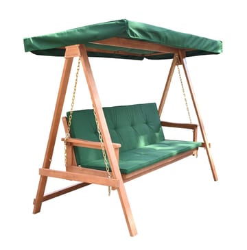 Hammock Fällbar i Trä med Tak - grön - Products - Utemöbler & utemiljö - Utesoffa - Hammock