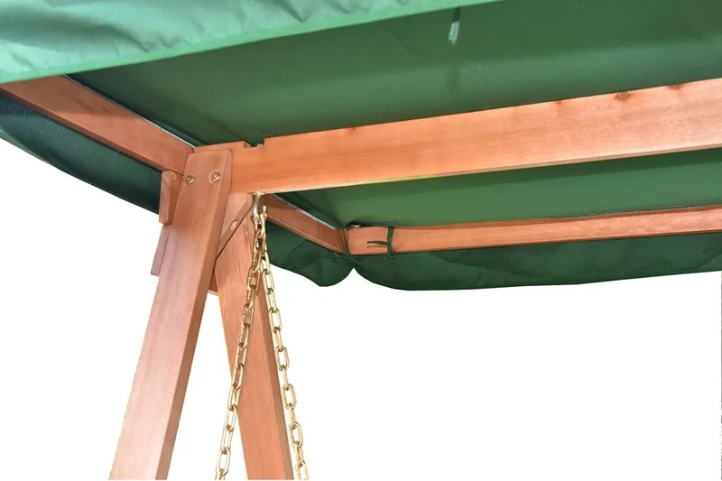 Hammock Fällbar i Trä med Tak - grön - Products - Utemöbler & utemiljö - Utesoffa - Hammock