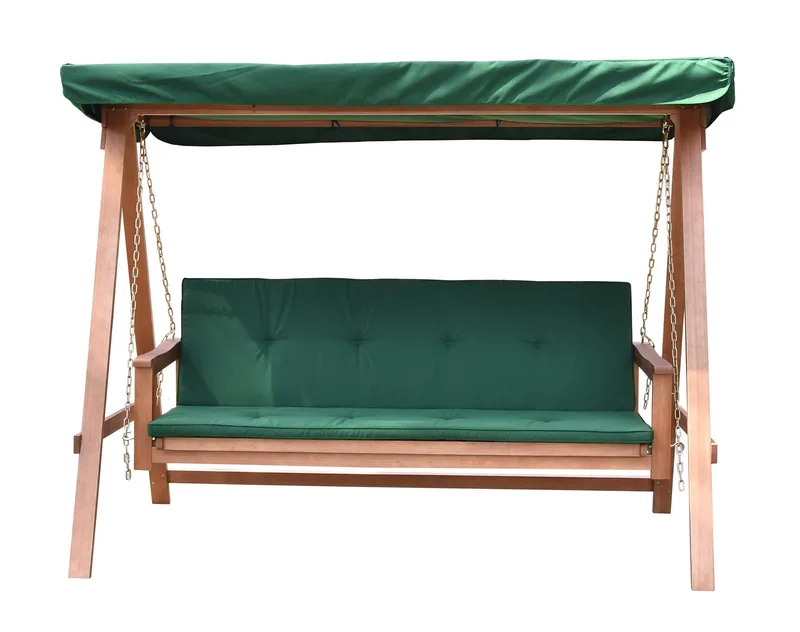 Hammock Fällbar i Trä med Tak - grön - Products - Utemöbler & utemiljö - Utesoffa - Hammock