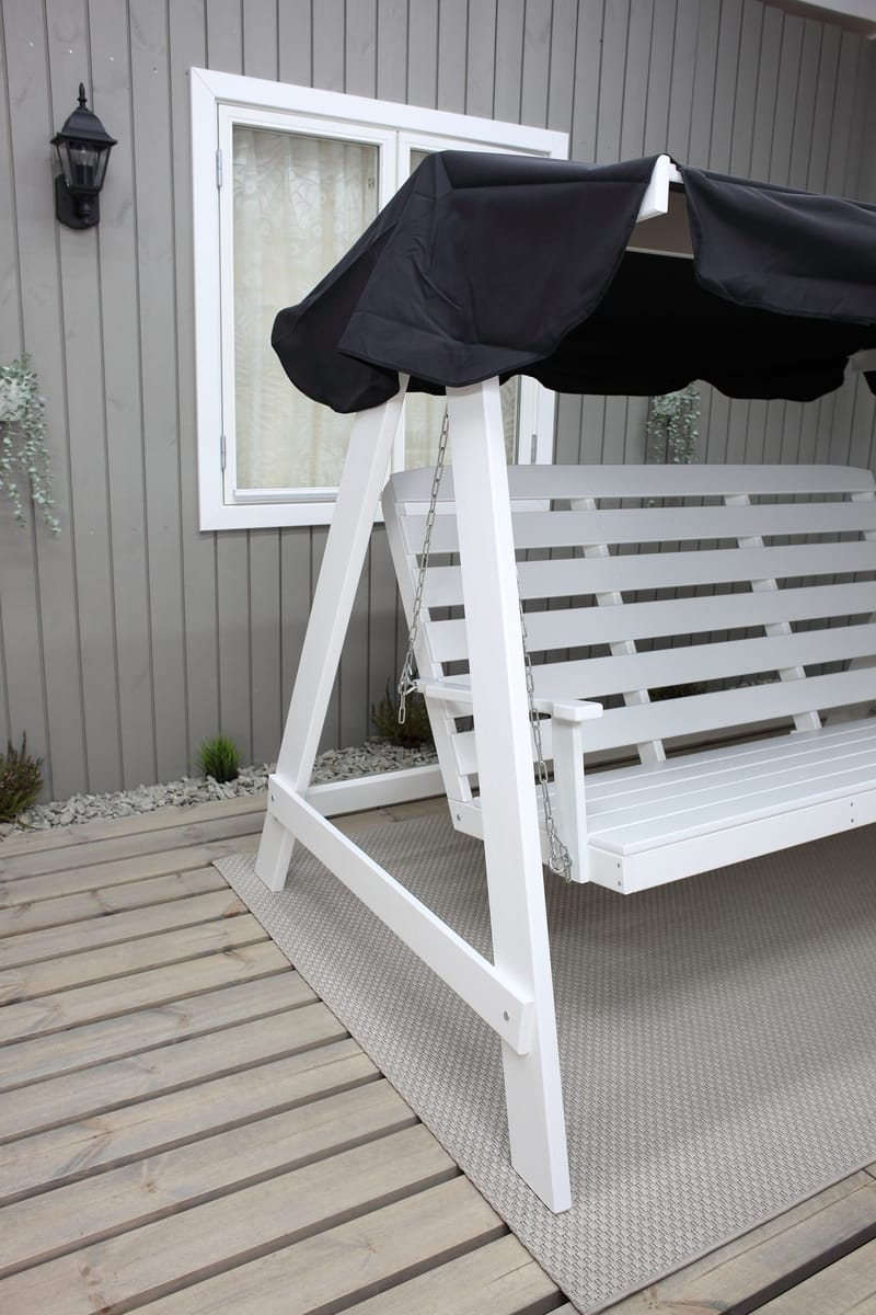 Hammock vit med svart tak - vit med svart tak - Products - Utemöbler & utemiljö - Utesoffa - Hammock