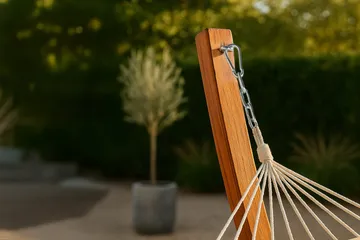 Hedvig Hängmatta med Stativ - Beige - Products - Utemöbler & utemiljö - Utesoffa - Hängmatta