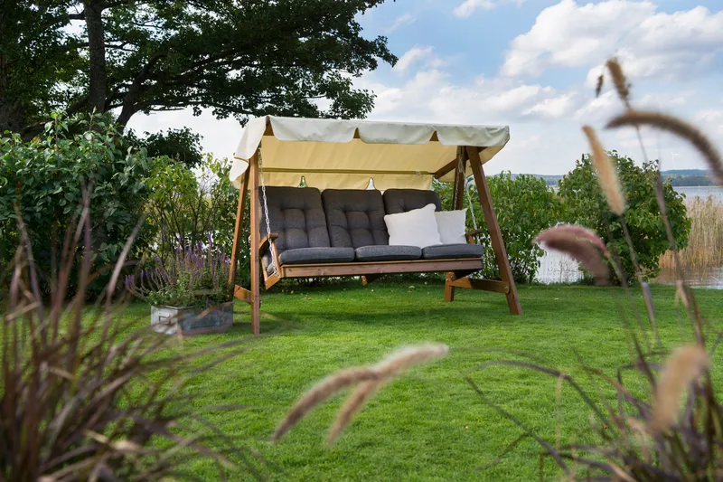 Hillerstorp Dalom Hammocktak Slöinge - Beige - Products - Utemöbler & utemiljö - Utesoffa - Hammock