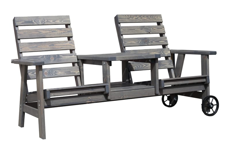 KIngdom Utebänk 177 cm - Grå - Products - Utemöbler & utemiljö - Utesoffa - Trädgårdsbänk & utebänk