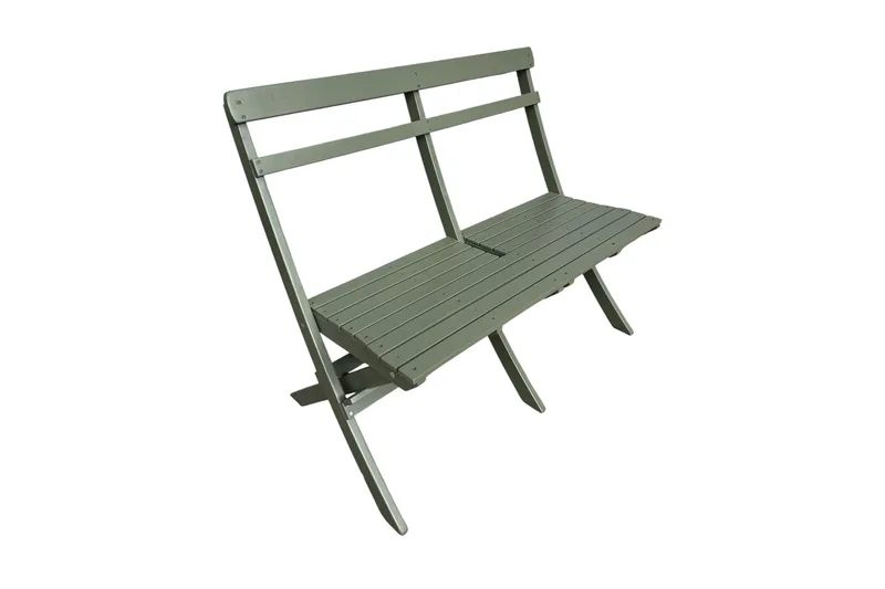 Landet liten soffa utomhus 110x60x89 cm - Träsoffa akacia, Grön