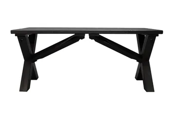 Lietinna Utebänk 100 cm - Svart - Products - Utemöbler & utemiljö - Utesoffa - Trädgårdsbänk & utebänk