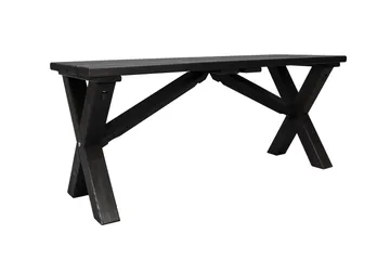 Lietinna Utebänk 100 cm - Svart - Products - Utemöbler & utemiljö - Utesoffa - Trädgårdsbänk & utebänk