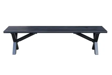 Lietinna Utebänk 180 cm - Svart - Products - Utemöbler & utemiljö - Utesoffa - Trädgårdsbänk & utebänk