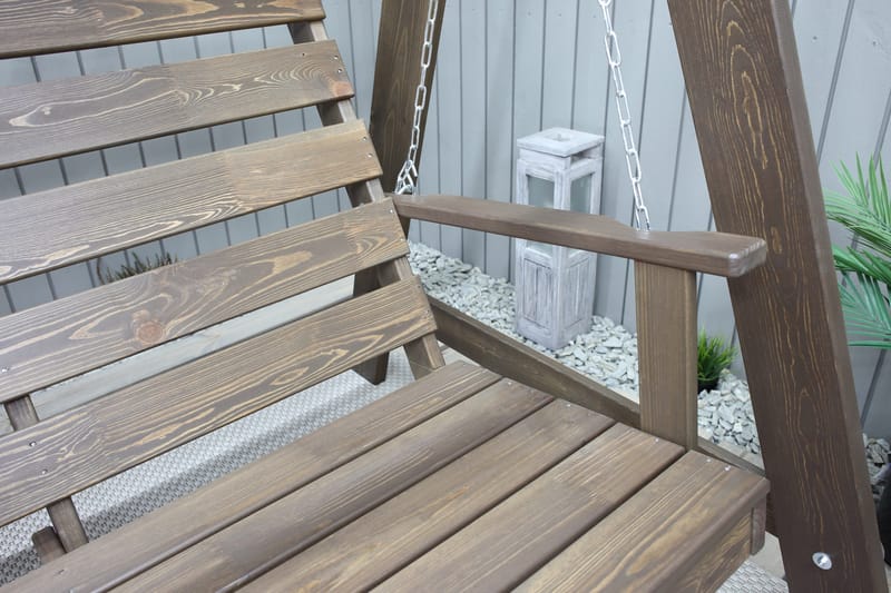 Pelle 3-sits Hammock utan tak - Brun - Products - Utemöbler & utemiljö - Utesoffa - Hammock