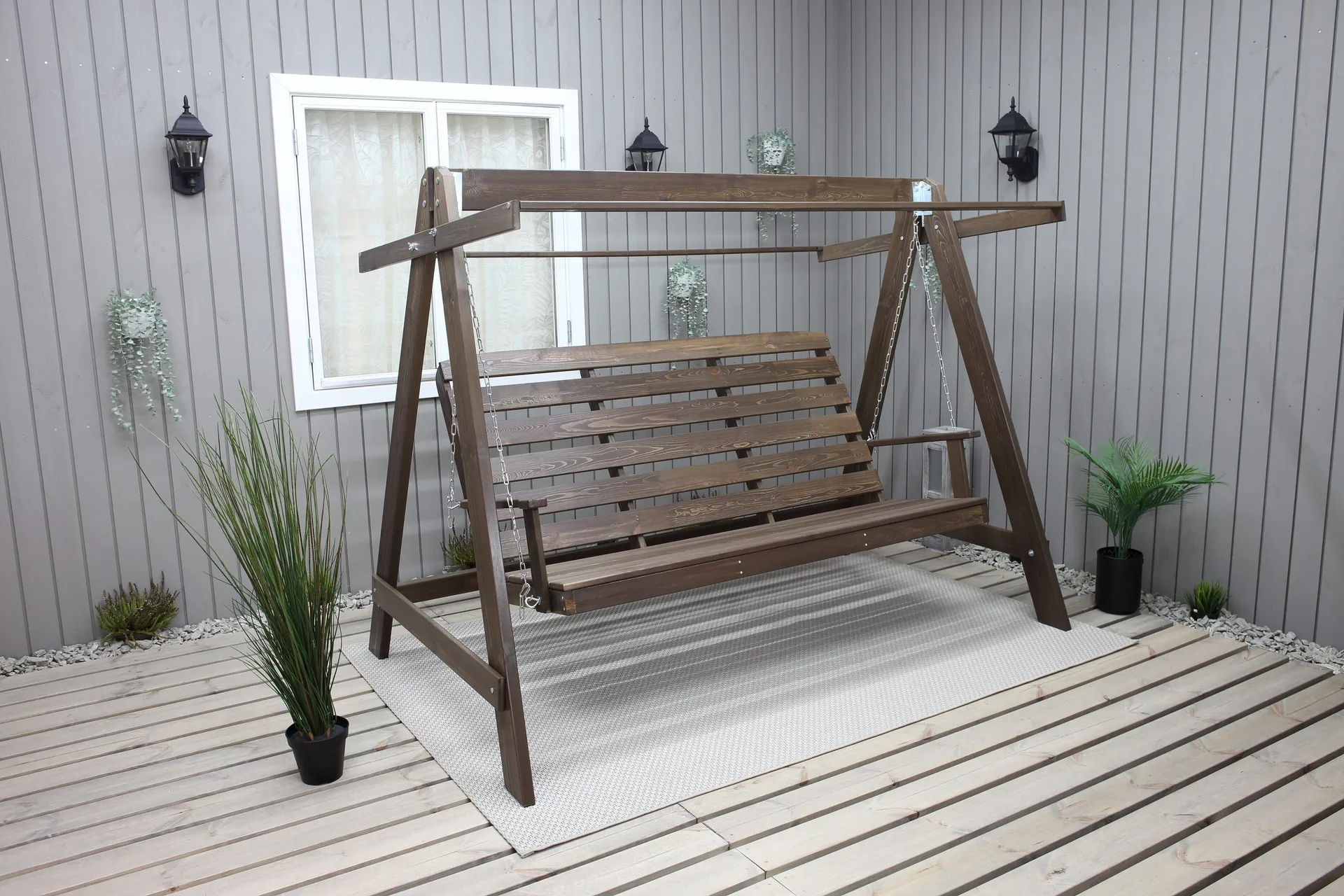 Pelle 3-sits Hammock utan tak