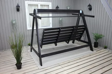 Pelle Hammock utan Tak - Mörkbrun - Products - Utemöbler & utemiljö - Utesoffa - Hammock
