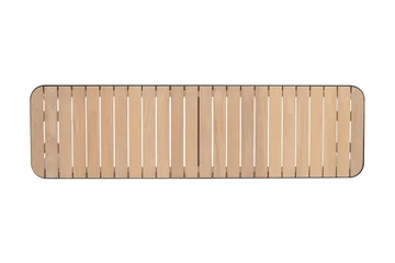 Portals Utebänk 143 cm - Svart/Trä - Products - Utemöbler & utemiljö - Utesoffa - Trädgårdsbänk & utebänk