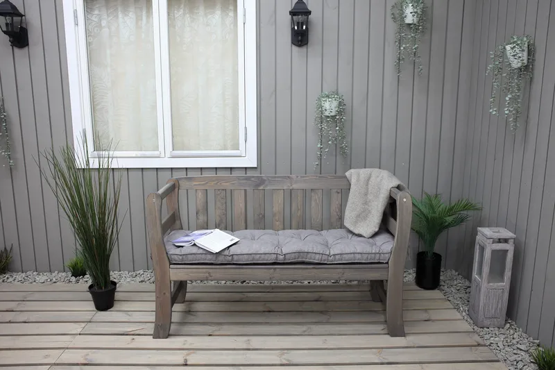 Rosenberg Utesoffa - Grå - Products - Utemöbler & utemiljö - Utesoffa - Trädgårdsbänk & utebänk