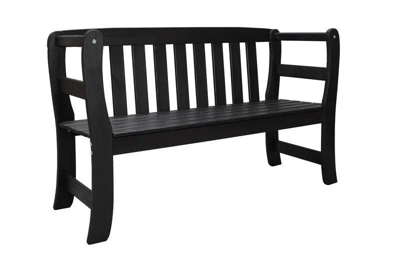 Rosenberg Utesoffa - Kaffesvart - Products - Utemöbler & utemiljö - Utesoffa - Trädgårdsbänk & utebänk