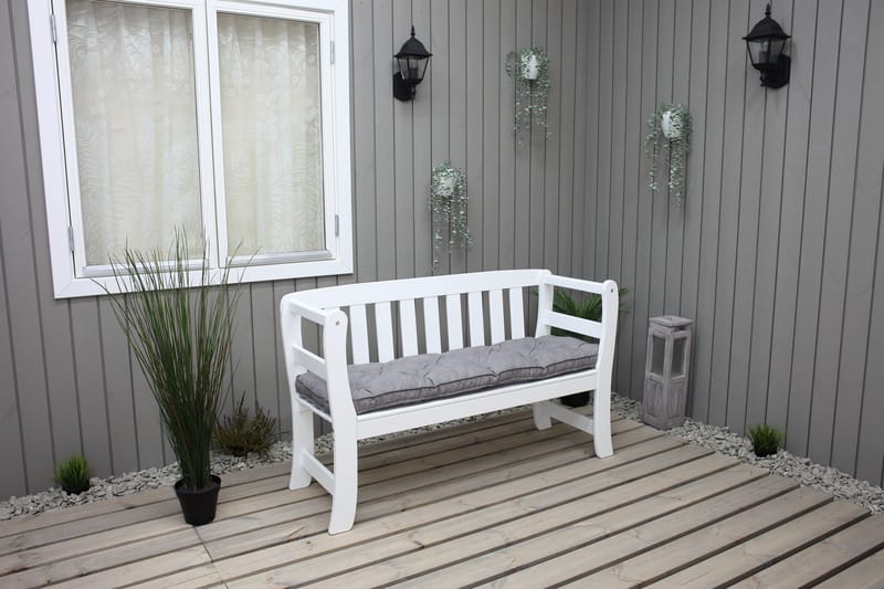Rosenberg Utesoffa - Vit - Products - Utemöbler & utemiljö - Utesoffa - Trädgårdsbänk & utebänk
