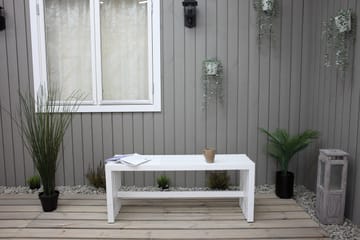 Ulrey Bänk Utomhus - Vit - Products - Utemöbler & utemiljö - Utesoffa - Trädgårdsbänk & utebänk