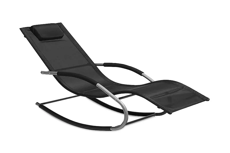 Carano Solstol 149 cm - Svart - Products - Utemöbler & utemiljö - Utestol & trädgårdsstol - Solstol