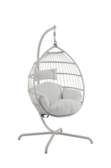 Corvin Hängstol med stativ utomhus - Äggstol i stål - Beige - Products - Utemöbler & utemiljö - Utestol & trädgårdsstol - Hängfåtölj & hängstol utomhus