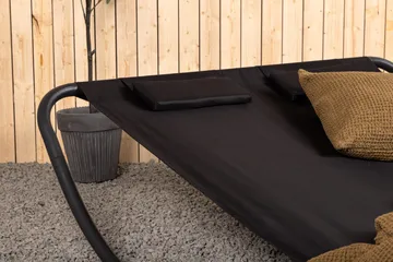 Gordo Solbädd - Svart - Products - Utemöbler & utemiljö - Utestol & trädgårdsstol - Solsäng & solvagn