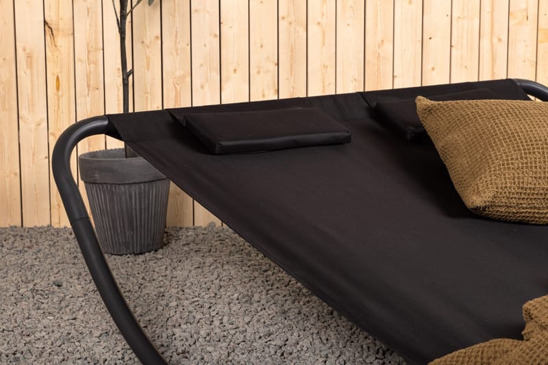 Gordo Solbädd - Svart - Products - Utemöbler & utemiljö - Utestol & trädgårdsstol - Solsäng & solvagn
