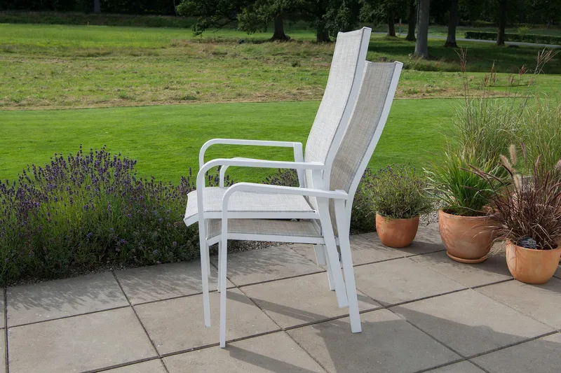 Hillerstorp Hånger Positionsstol 57x64 cm - Vit - Products - Utemöbler & utemiljö - Utestol & trädgårdsstol - Positionsstol