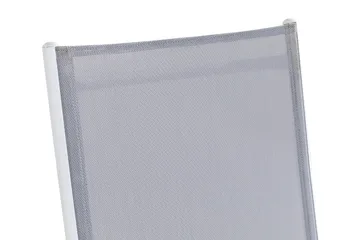 Maggie Fällbar Positionsstol utomhus i aluminium - Vit/grå - Products - Utemöbler & utemiljö - Utestol & trädgårdsstol - Positionsstol