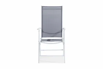 Maggie Fällbar Positionsstol utomhus i aluminium - Vit/grå - Products - Utemöbler & utemiljö - Utestol & trädgårdsstol - Positionsstol