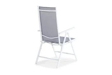 Maggie Fällbar Positionsstol utomhus i aluminium - Vit/grå - Products - Utemöbler & utemiljö - Utestol & trädgårdsstol - Positionsstol