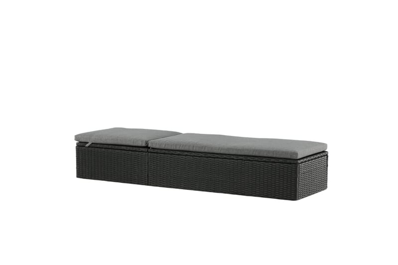 Quad Solsäng - Svart - Products - Utemöbler & utemiljö - Utestol & trädgårdsstol - Solsäng & solvagn