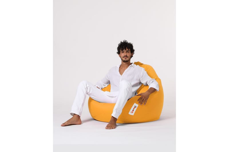 Sittsäckar utomhus Hunny Sittsäck Utomhus 115 cm Gul - Products - Utemöbler & utemiljö - Utestol & trädgårdsstol - Sittsäckar utomhus