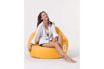 Sittsäckar utomhus Hunny Sittsäck Utomhus 115 cm Gul - Products - Utemöbler & utemiljö - Utestol & trädgårdsstol - Sittsäckar utomhus