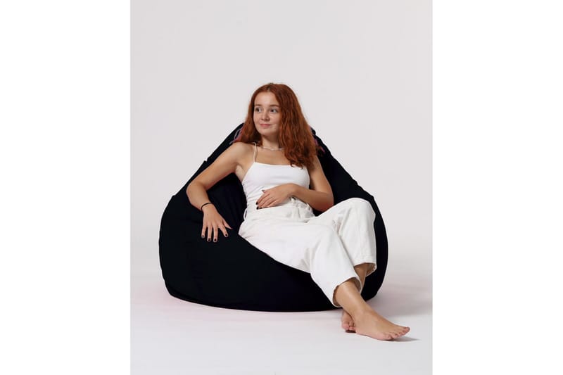 Sittsäckar utomhus Hunny Sittsäck Utomhus 115 cm Svart - Products - Utemöbler & utemiljö - Utestol & trädgårdsstol - Sittsäckar utomhus