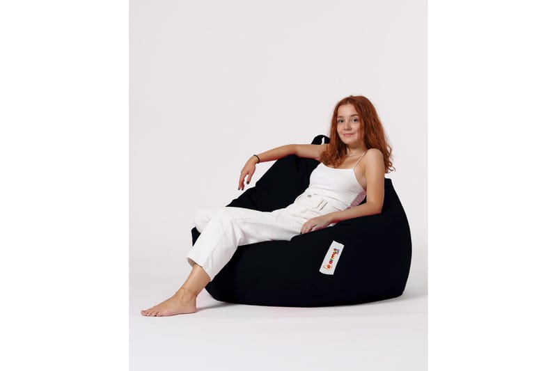 Sittsäckar utomhus Hunny Sittsäck Utomhus 115 cm Svart - Products - Utemöbler & utemiljö - Utestol & trädgårdsstol - Sittsäckar utomhus