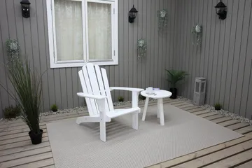 Cranston Däckstol - Vit - Products - Utemöbler & utemiljö - Utestol & trädgårdsstol - Solstol - Däckstol