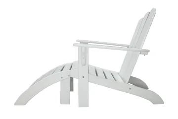 Cranston Däckstol - Vit - Products - Utemöbler & utemiljö - Utestol & trädgårdsstol - Solstol - Däckstol