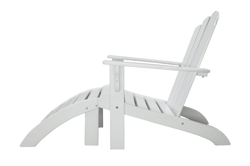 Cranston Däckstol - Vit - Products - Utemöbler & utemiljö - Utestol & trädgårdsstol - Solstol - Däckstol