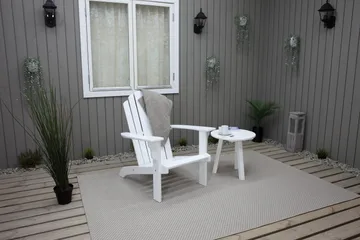 Cranston Däckstol - Vit - Products - Utemöbler & utemiljö - Utestol & trädgårdsstol - Solstol - Däckstol