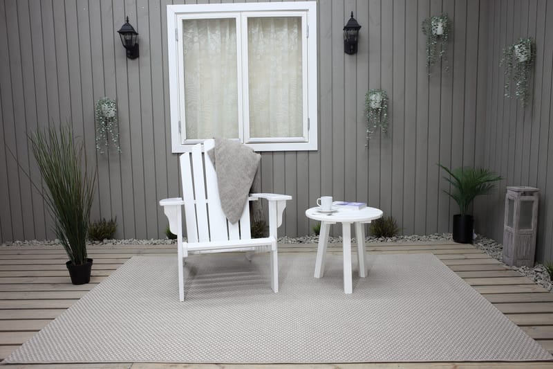 Cranston Däckstol - Vit - Products - Utemöbler & utemiljö - Utestol & trädgårdsstol - Solstol - Däckstol