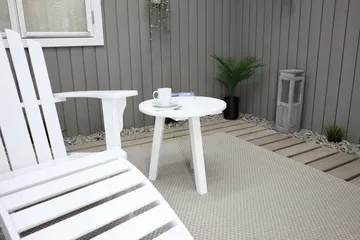 Cranston Däckstol - Vit - Products - Utemöbler & utemiljö - Utestol & trädgårdsstol - Solstol - Däckstol